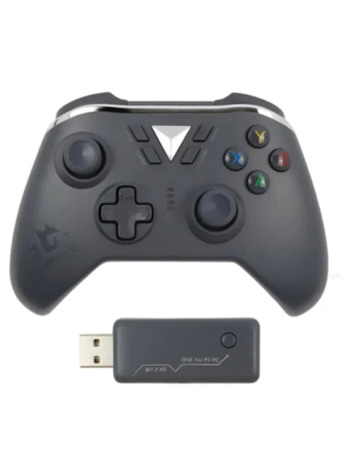 Беспроводной геймпад + адаптер M-1 2.4G (Серый) (Xbox One/Series X|S/PS3/ PC)